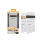 POWERBANK 8000MAH OUTPUT 2.1A ALLUM. FASTCHARGE PB13 NERO