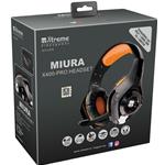 CUFFIE C/MICROFONO X GAMING MULTIMED. BLACK/ORANGE XTREME 