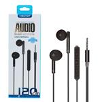 AURICOLARE NEWTOP STEREO C/MICR. TASTO RISP. JACK 3,5 CF06 NERO