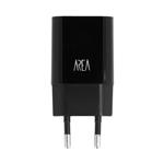 CARICA BATTERIA DA RETE 2.4A NERO AREA