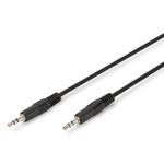 CAVO AUDIO DOPPIO JACK DA 3,5MM CM.150 DIGITUS NERO
