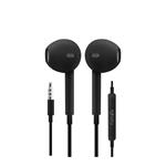 AURICOLARE STEREO CLASSIC C/MICR. CAVO PIATTO FONEX NERO