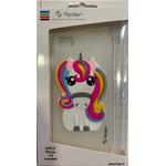 COVER POSTERIORE IPHONE 7 - 8 PLUS UNICORNO TRASPARENTE