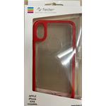 COVER POSTERIORE IPHONE X - XS TPU+ACRILICO ROSSO