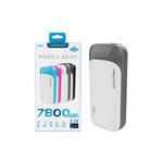 POWERBANK 7800MAH OUTPUT 2.1A PB19 BIANCO/GRIGIO