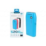 POWERBANK 5200MAH OUTPUT 2.1A PB20 AZZURRO