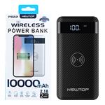 POWERBANK 10000MAH OUTPUT 2.1A WIRELESS PB22 BIANCO