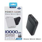 POWERBANK 10000MAH OUTPUT 2.1A PB25 NERO