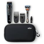 RASOIO BRAUN BT3940 ELETTRICO TRIMMER NERO/BLU