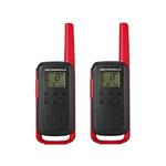 WALKIE TALKIE TLKR T62 MOTOROLA RED/BLACK
