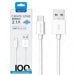 CAVO USB - MICRO USB BIANCO CM.100 NEWTOP