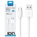 CAVO USB - TYPE-C BIANCO CM.100 NEWTOP