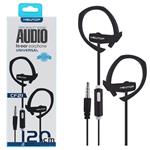 AURICOLARE NEWTOP STEREO FITNESS JACK 3,5 CF21 NERO