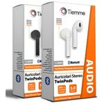 AURICOLARE TIEMME TWINPODS TMAIR1 STEREOFONICO BLUETOOTH BIANCO