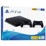 SONY PS4 1TB SLIM + CHASSIS SLIM + 2 JOYPAD BLACK