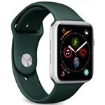 CINTURINO WRISTBAND SILIC. APPLE WATCH 42/44MM VERDE SCURO