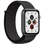 CINTURINO NYLON APPLE WATCH 42/44MM NERO