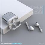 AURICOLARE STEREO BLUETOOTH 5.0 TWS WHITE/STEEL NEWTOP 