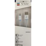 CAVO USB - LIGHTNING  BIANCO CM.100 FEDER