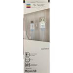 CAVO USB - MICRO USB  BIANCO CM.100 FEDER