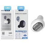 AURICOLARE BLUETOOTH 4.1 AB02 BOTTONE NT-AB2 BIANCO NEWTOP