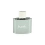 ADATTATORE FONEX OTG TYPE C A USB METAL