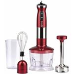 MIXER IMMERSIONE GIRMI MX67 500W + KIT ACCESSORI 3 IN 1 SBATTITORE TRITATUTTO ROSSO