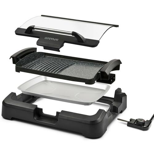 ElettroCart: elettronica e cancelleria - Scheda prodotto: 87522 -  BISTECCHIERA GRILL BARBECUE PIASTRA ELETTRICA XL CON COPERCHIO 2200W G3  FERRARO G10129 - G3 FERRARI (ELETTRODOMESTICI - COTTURA); G10129