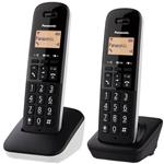 CORDLESS DIGITALE PANASONIC KX-TGB612JTW NERO/BIANCO