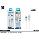 CAVO USB - LIGHTNING  BIANCO CM.250 CU09 NEWTOP