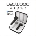 AURICOLARE BLUETOOTH 5.0 LEDWOOD EARBUDS NERO