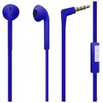 AURICOLARE PURO STEREO C/MICR. TASTO RISP. "ICON" BLU