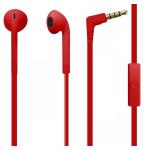 AURICOLARE PURO STEREO C/MICR. TASTO RISP. "ICON" ROSSO