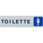 SEGNALETICA TOILETTE DONNA 4,5X17