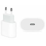 ALIMENTATORE ORIGINALE APPLE 20W USCITA TYPE-C BIANCO