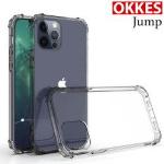 COVER POSTERIORE IPHONE 12 (6,1) IPHONE 12 PRO (6,1) CLEAR TPU OKKES TRASPARENTE
