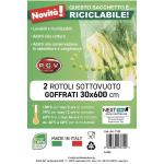 ROTOLI GOFFRATI X SOTTOVUOTO 30X600 2PZ CUCINA ALIMENTI FRESCHI