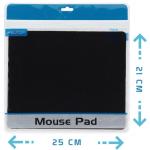 TAPPETINO MOUSE PAD SMALL 21X25 NEWTOP NERO 