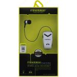 AURICOLARE BLUETOOTH FINEBLUE F-V2 CAVO RETRATTILE BIANCO NEWTOP