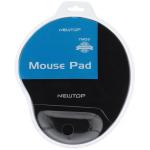 TAPPETINO MOUSE PAD ERGONOMICO TM03 NEWTOP NERO 