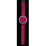 OROLOGIO IN SILICONE ZITTO DIVA C/STRASS COLORE FUCSIA