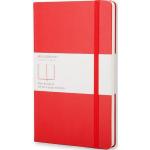 NOTEBOOK TACCUINO MOLESKINE BIANCO 9X14 BIANCO COPERT.RIGIDA ROSSO