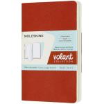 NOTEBOOK TACCUINO MOLESKINE BIANCO 9X14 BIANCO COPERT.SOFT MARRONE/CELESTE 2PZ