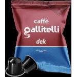 CAFFE' GALLITELLI CAPSULA NESPRESSO MISCELA DEK PZ.100