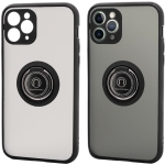 COVER POSTERIORE SOFT TOUCH BICOLOR PLUS X APPLE IPHONE 11 NERO