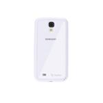 COVER X SAMSUNG S4 MINI TPU TRASPARENTE BORDO BIANCO