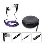 AURICOLARE STEREO C/MICR. TASTO RISP. REG. VOLUME VIOLA 