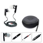 AURICOLARE STEREO C/MICR. TASTO RISP. REG. VOLUME NERO