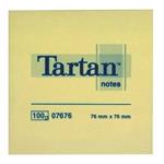 POST-IT TARTAN 76X76MM GIALLO