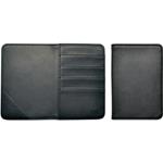 PORTA PASSAPORTO HOLDER C/TASCHE NERO